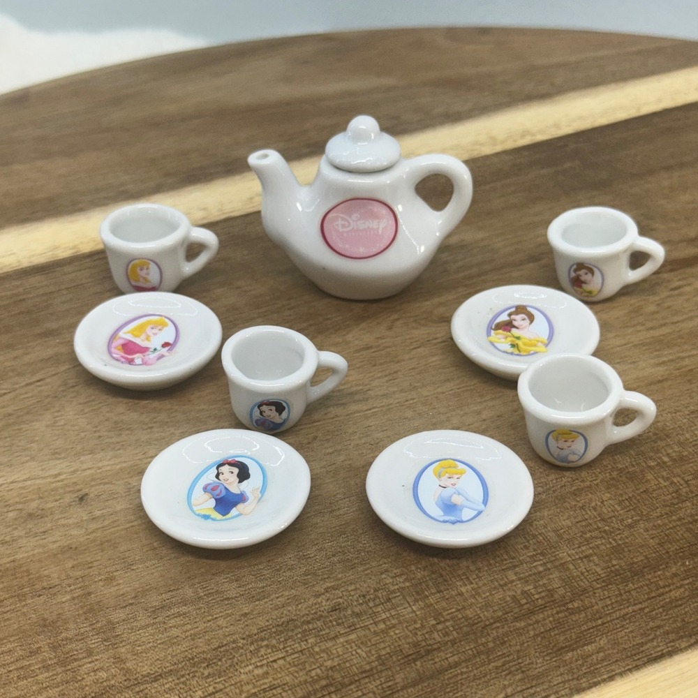 Disney Princess 10-piece Mini‎ Porcelain Tea Set